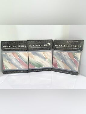 Vtg Wallpaper Wall Border Brushstrokes Pastel Southwest 90s Design 15 Yards 5